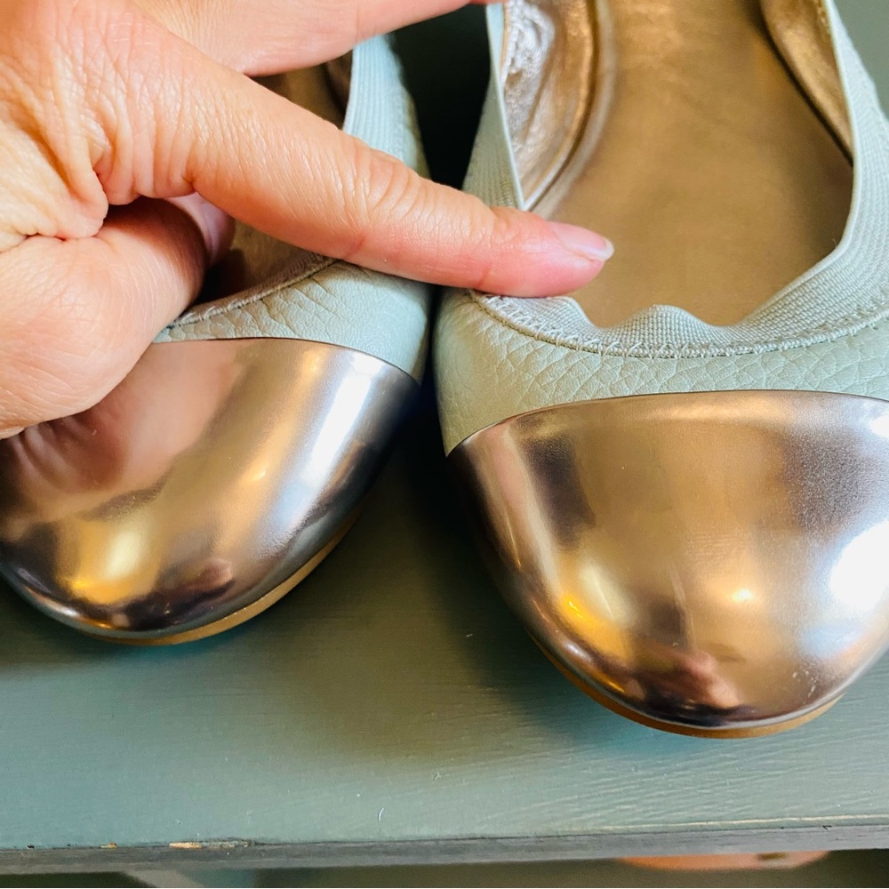 Coach Mint Green Ballet Dalia Silver Cap Toe 7 - Picture 4 of 9
